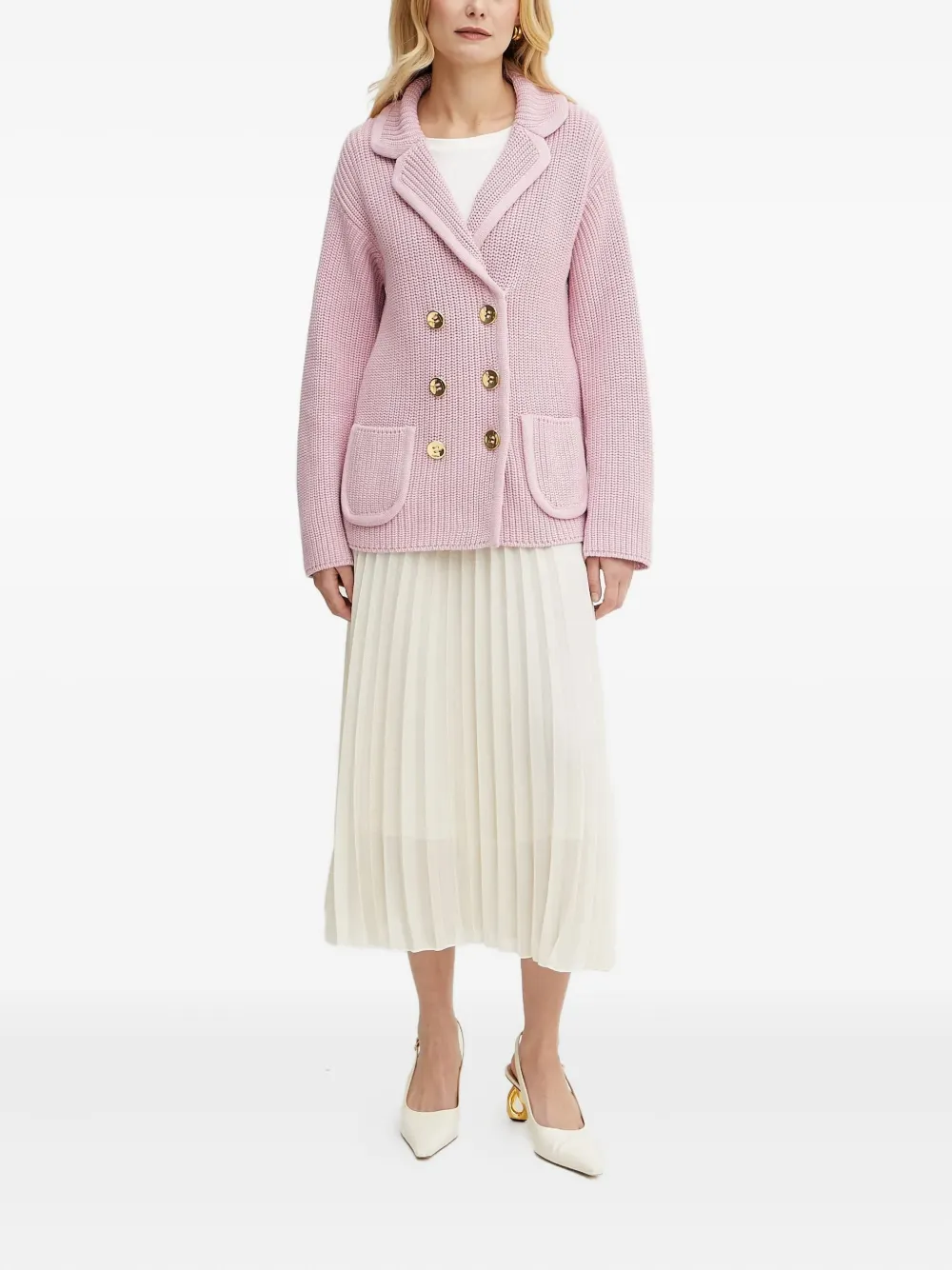 LUISA SPAGNOLI double-breasted pocket cardigan | Cardigans | Image 2