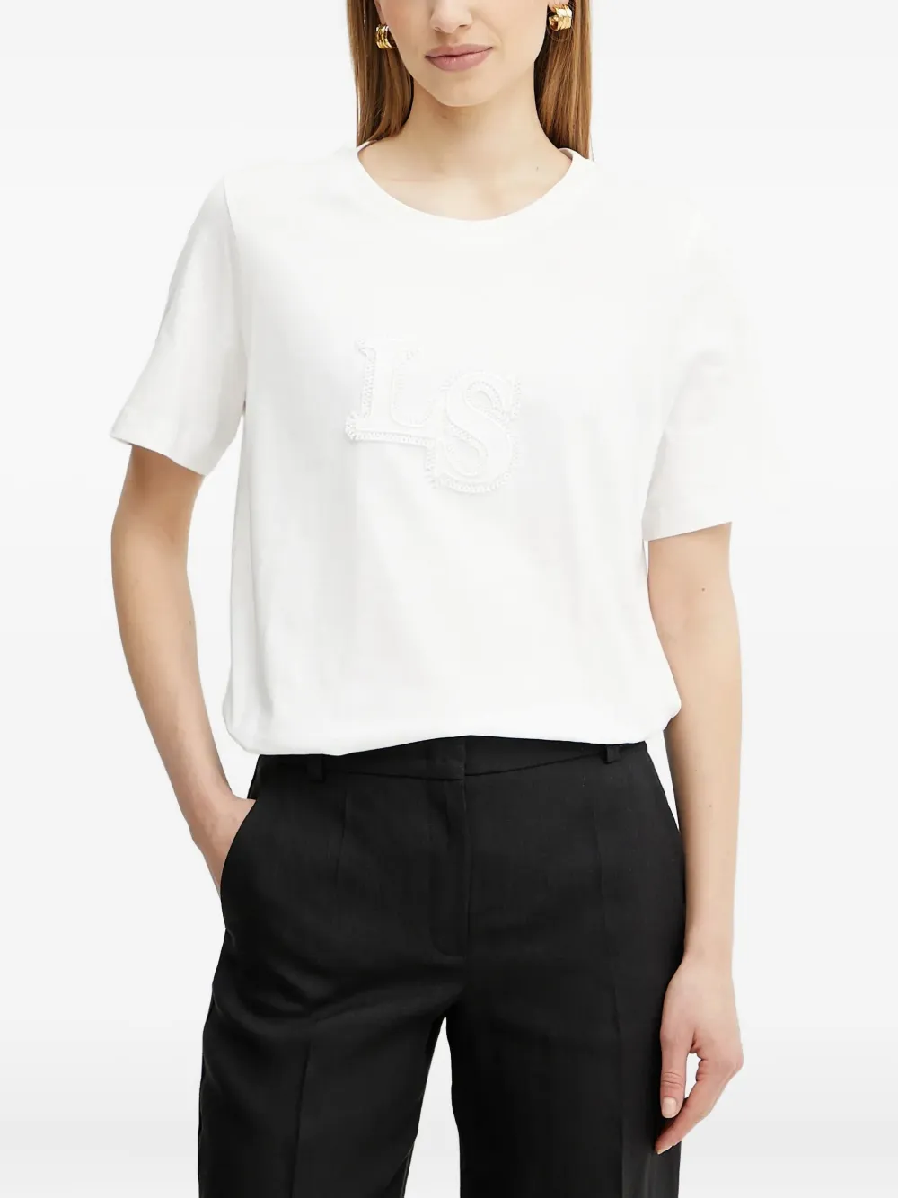 logo-appliqué T-shirt