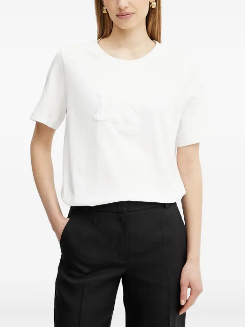LUISA SPAGNOLI logo-appliqué T-shirt