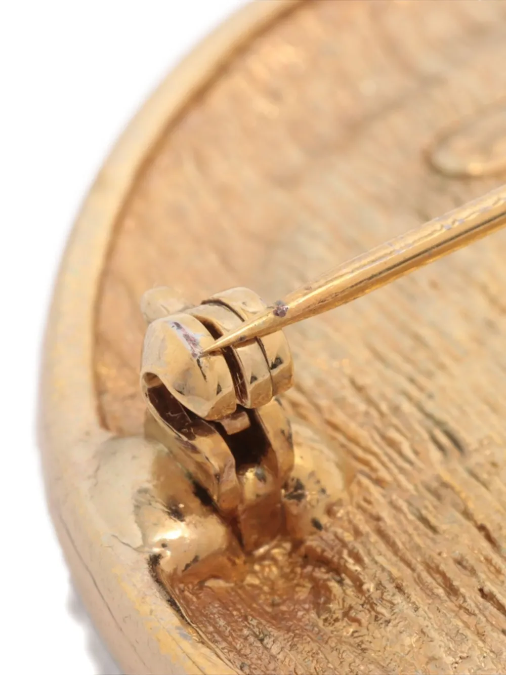 Pre-owned Dior 1990-2010 Cd-engraved Brooch