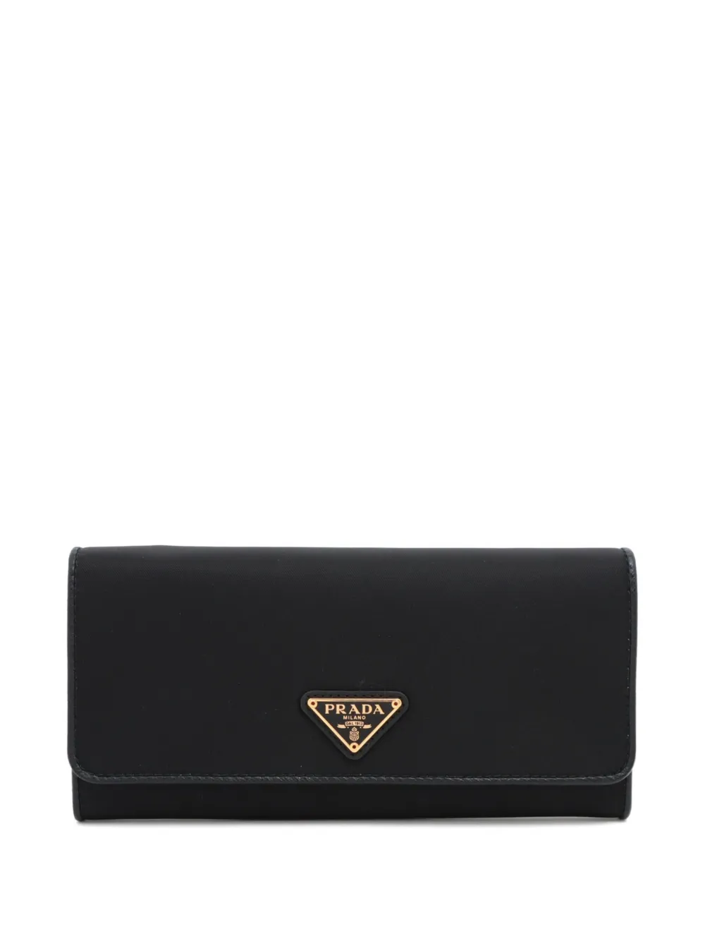 Prada Pre-Owned 2015-2024 triangle-logo wallet | Black | Image 1