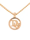 Christian Dior Pre-Owned 1990-2010 logo-pendant necklace - Gold