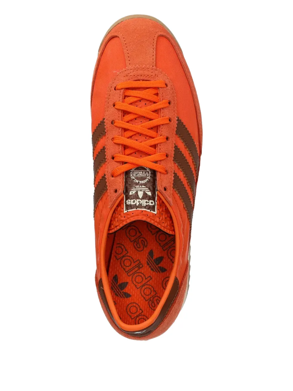 adidas logo-patch sneakers Orange