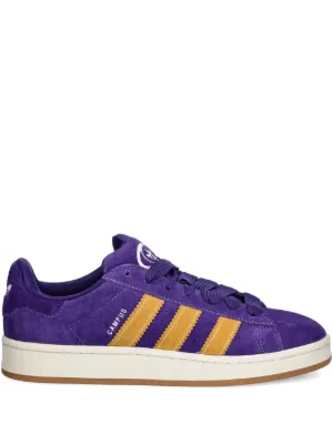 Adidas Bermuda 3-Stripes Suede Sneakers | Purple | FARFETCH CA