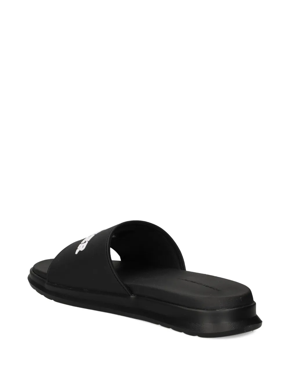 Tommy Hilfiger logo-embellished slides Black