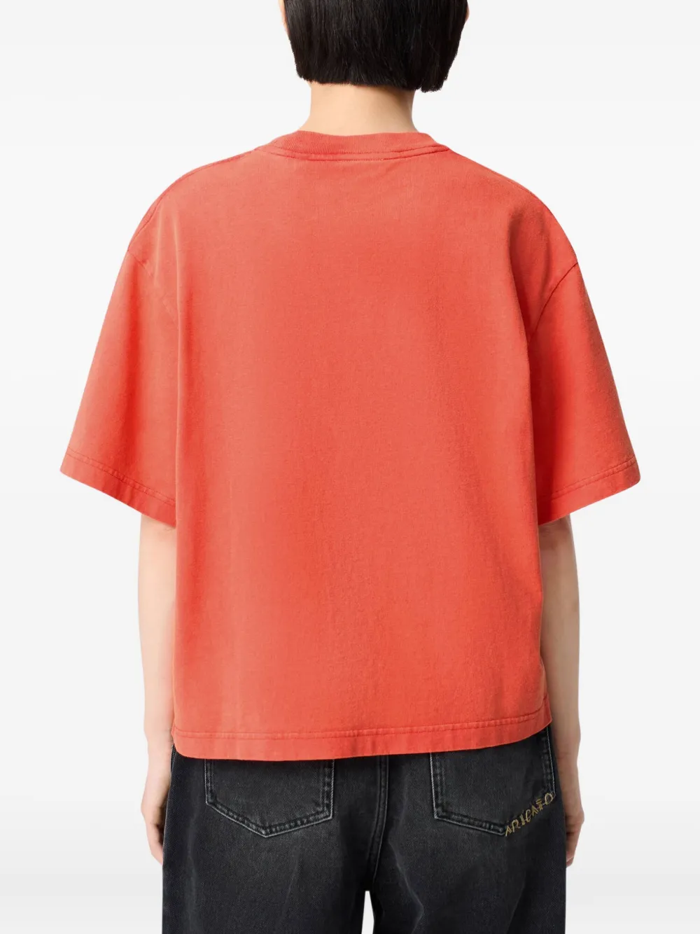 Axel Arigato T-shirt met grafische print Rood