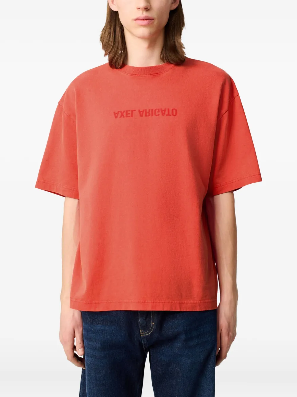 Axel Arigato Distort T-shirt Rood