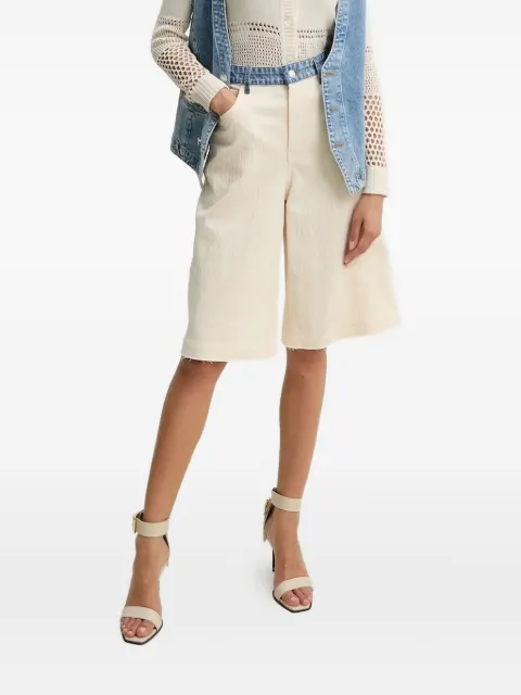 MOSCHINO JEANS waistband knee-length shorts