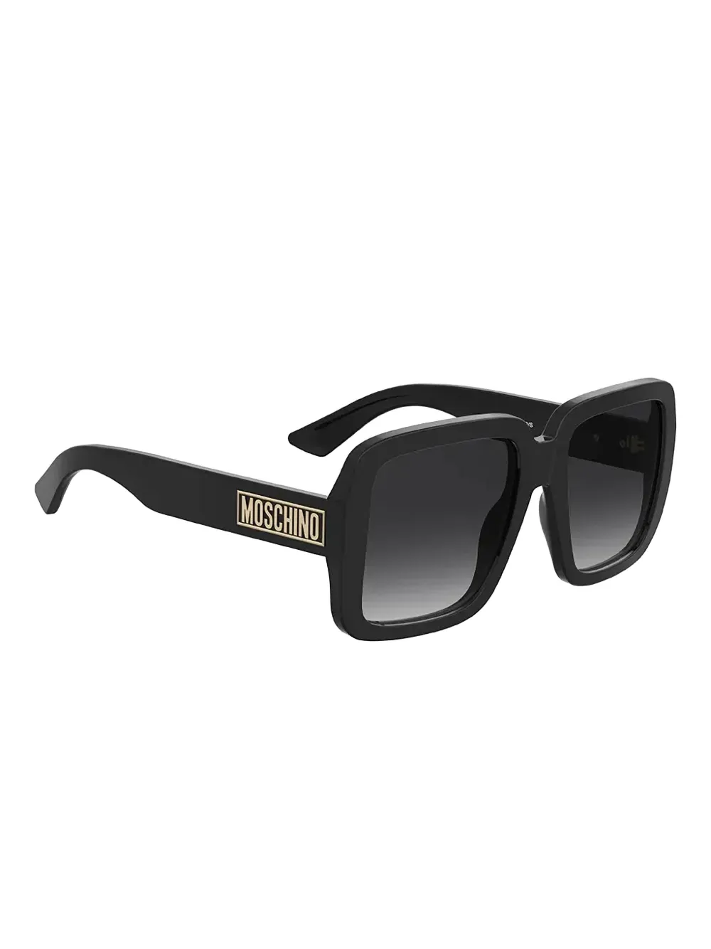 Moschino Eyewear Zonnebril met vierkant montuur Zwart