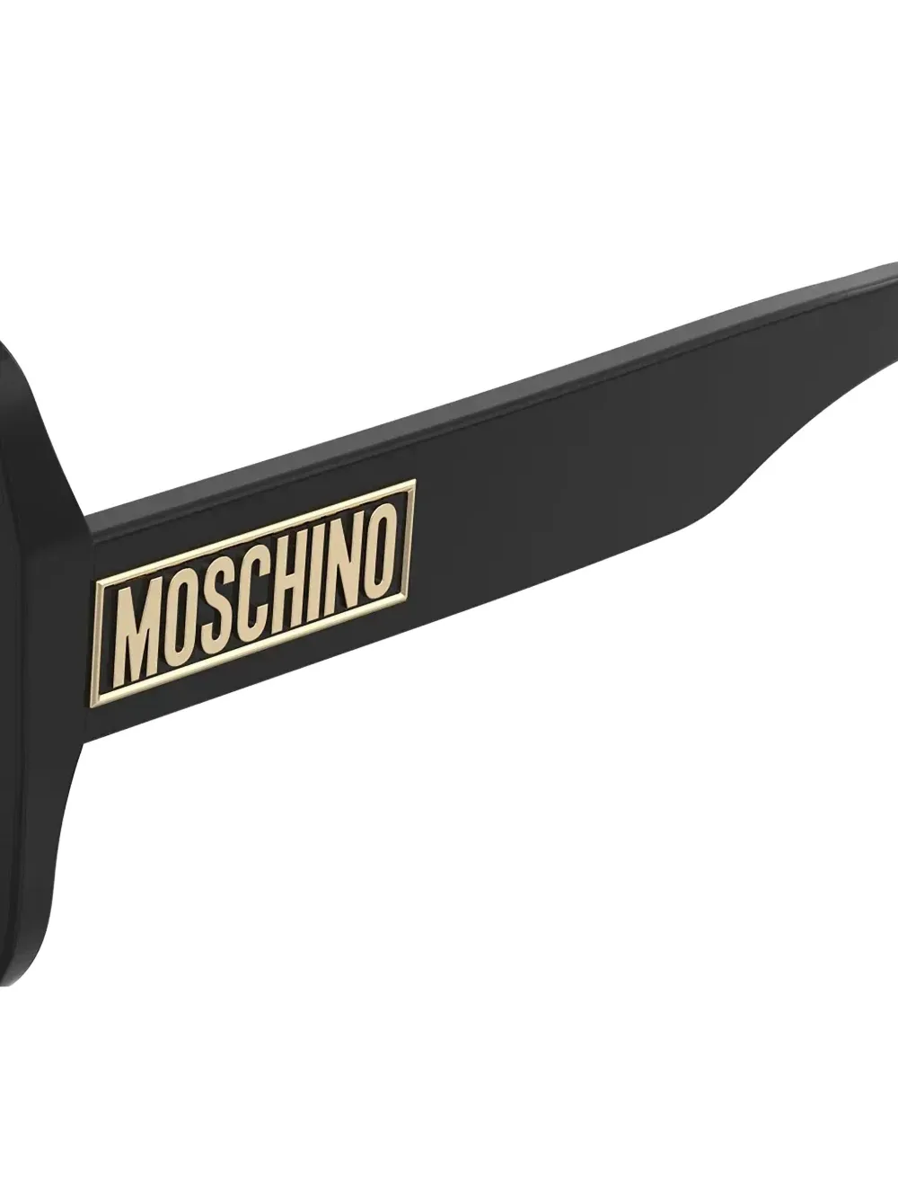 Moschino Eyewear Zonnebril met vierkant montuur Zwart