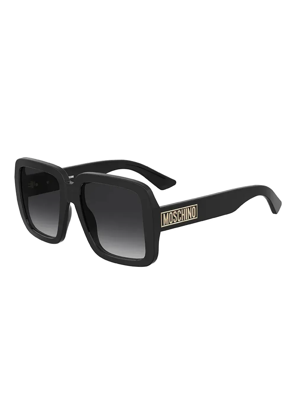 Moschino Eyewear Zonnebril met vierkant montuur Zwart