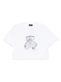 We11done necklace teddy T-shirt - White
