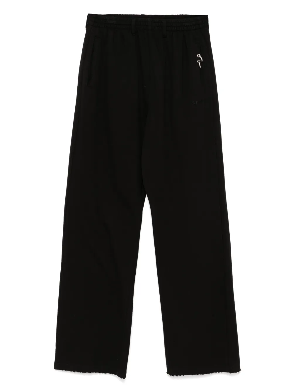We11done Joggingbroek met piercing Zwart