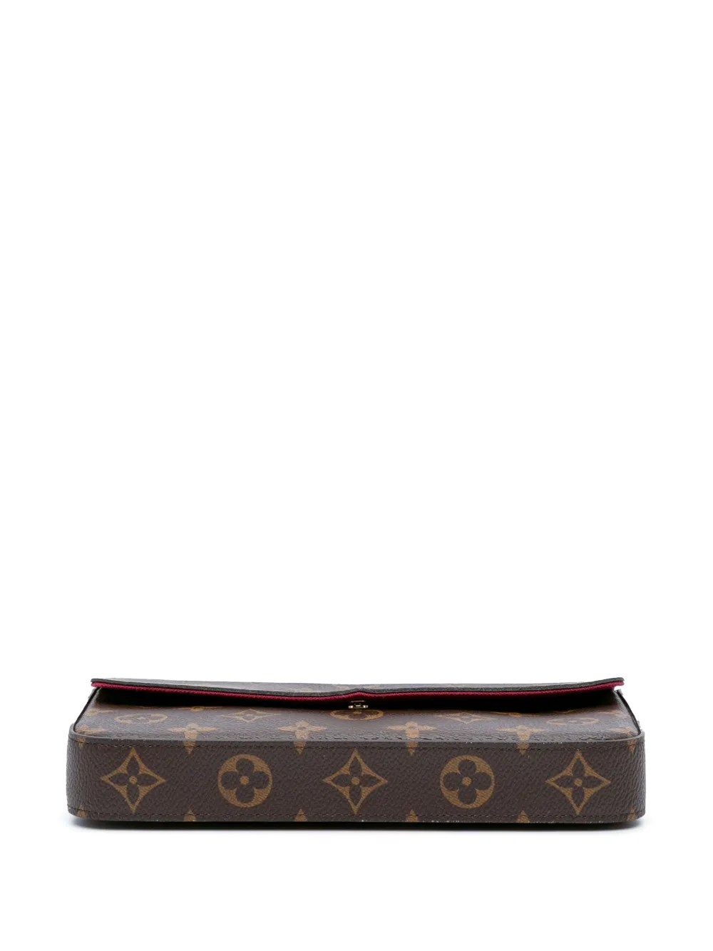Pre-owned Louis Vuitton 2021-2024 Monogram Pochette Felicie Crossbody Bag