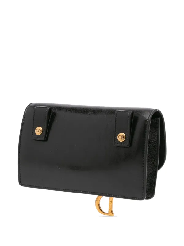 Christian Dior Pre-Owned 2019 Leather Saddle Pouch Belt Bag