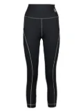 Moncler Grenoble logo-patch leggings - Black