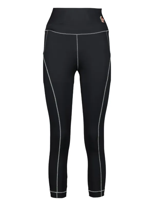 Moncler Grenoble Logo-patch Leggings in Black