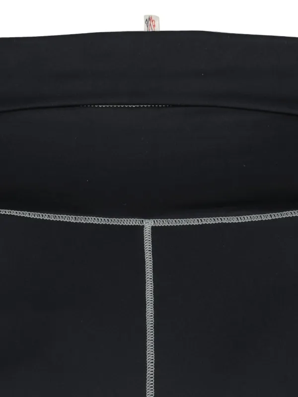 Moncler Grenoble logo-patch Leggings | Black | FARFETCH HK