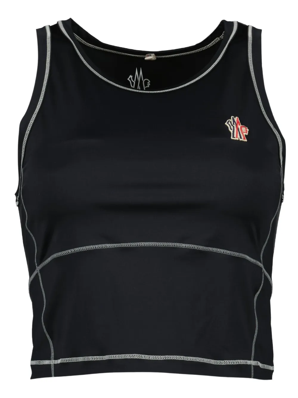 Moncler Grenoble Tanktop met logo Zwart