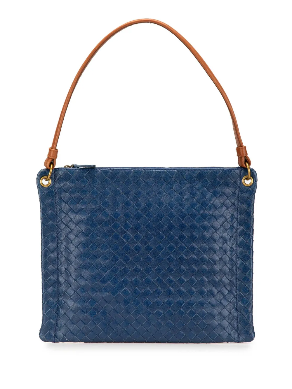 Bottega Veneta Pre-Owned 2008 イントレチャート ショルダーバッグ - ブルー Bottega Veneta Pre-Owned 2008 イントレチャート ショルダーバッグ - ブルー