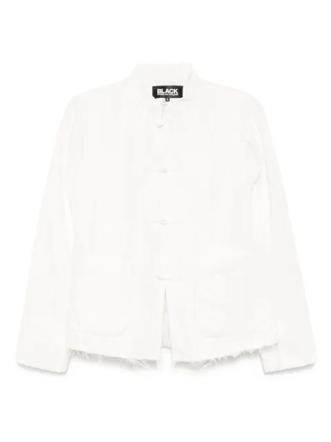 Black Comme Des Garçons جاكيت بياقة واقفة