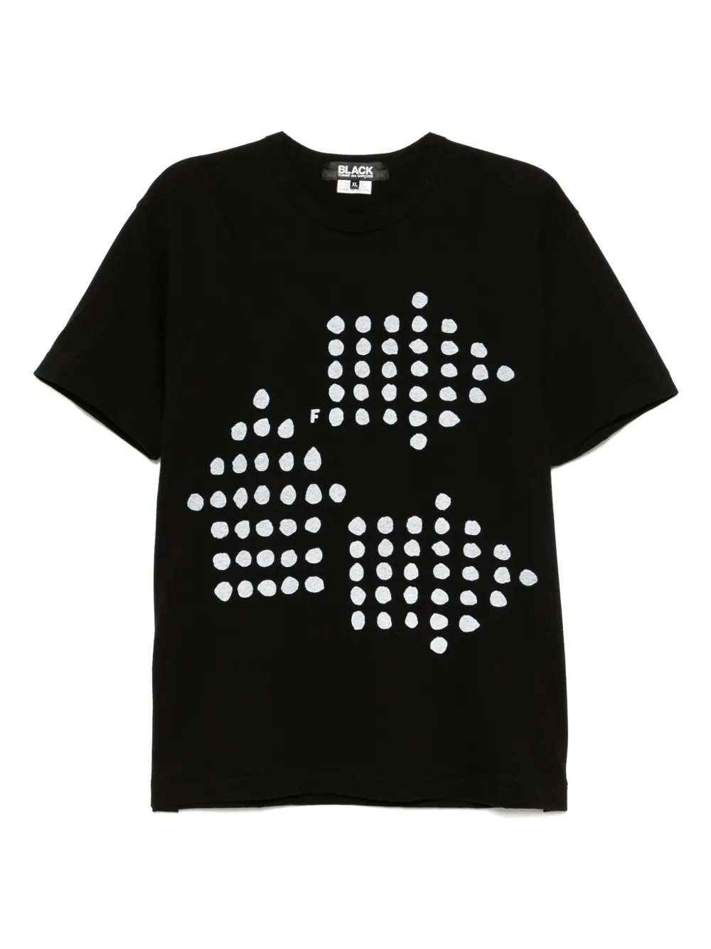 Black Comme Des Garçons playera estampada | negro | Image 1