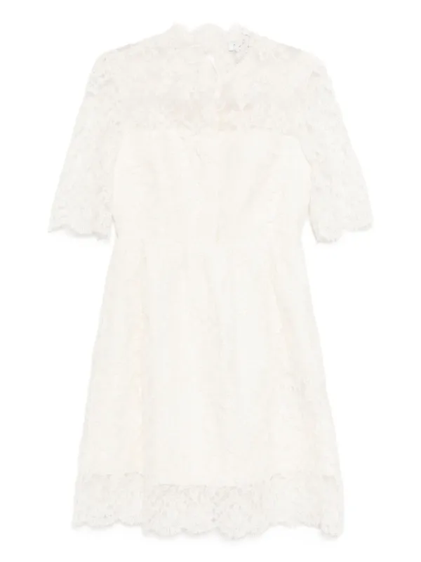 Dice Kayek Embroidered Dress - White Dice Kayek Embroidered Dress - White