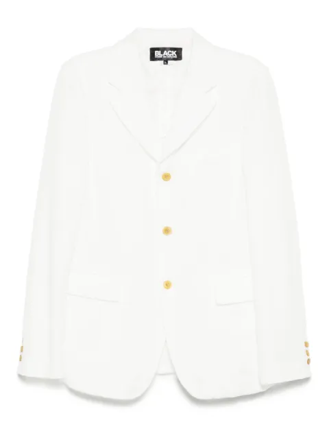 Black Comme Des Garçons blazer con botones