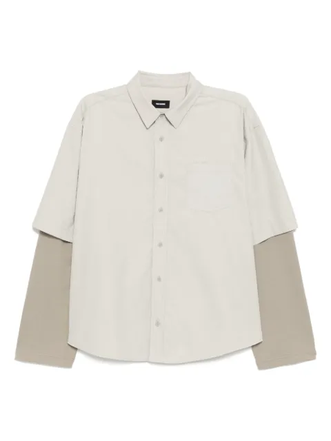 We11done layered shirt