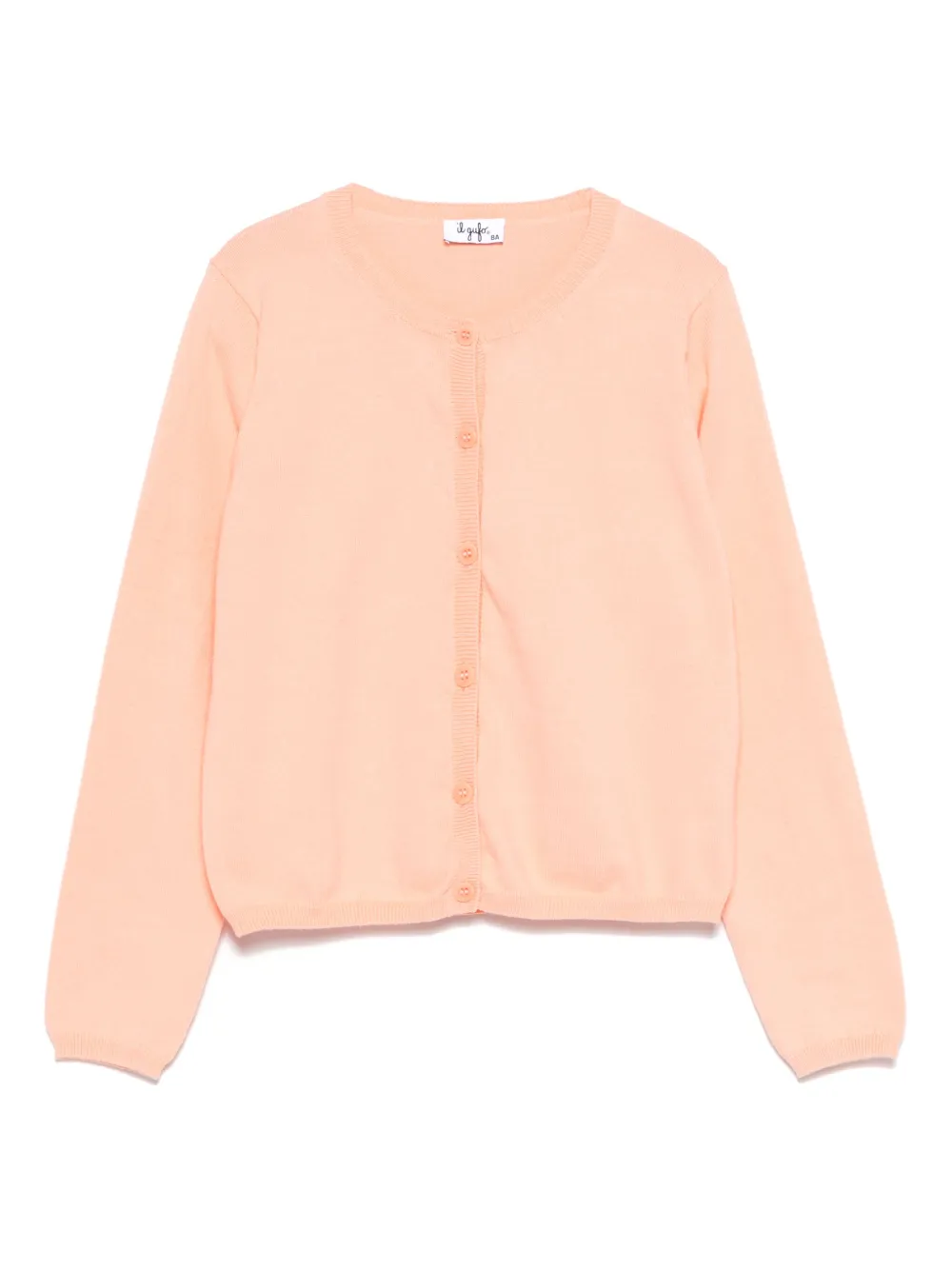 Il Gufo crew-neck cardigan | Orange | Image 1