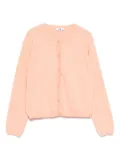 Il Gufo crew-neck cardigan - Orange