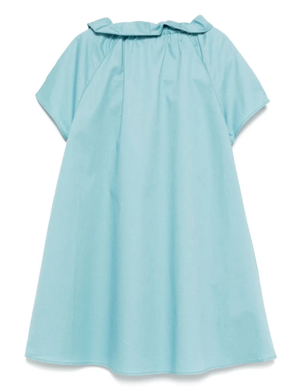 Il Gufo Jurk met geborduurd logo Blauw