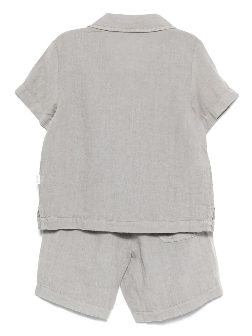 Il Gufo linen shorts set | Short Sets | Image 2