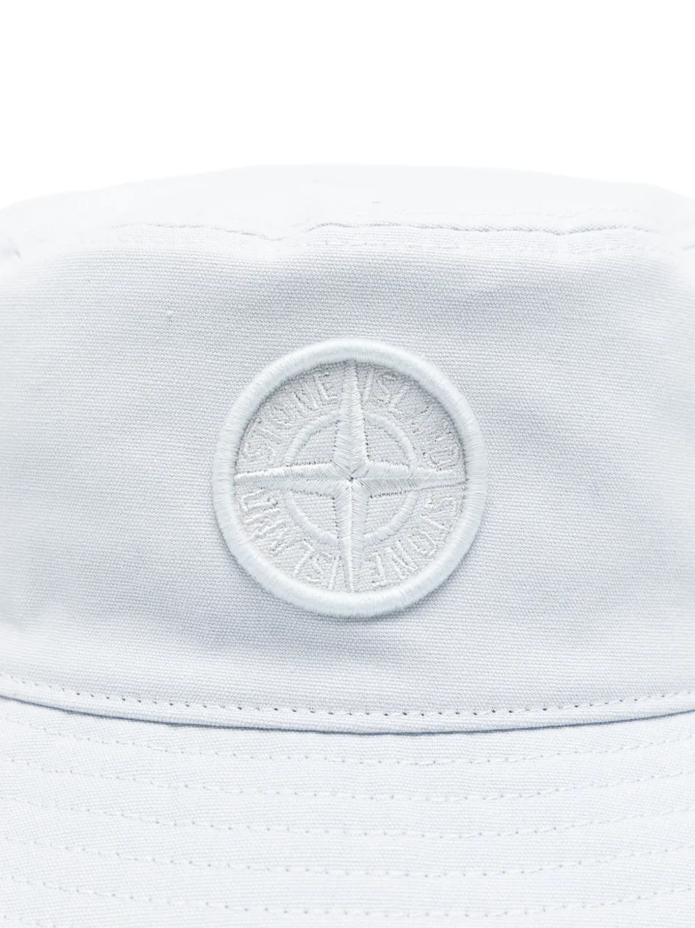 Stone Island Junior cotton bucket hat - Blauw