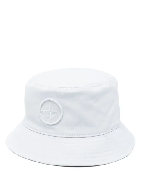 Stone Island Junior cotton bucket hat 