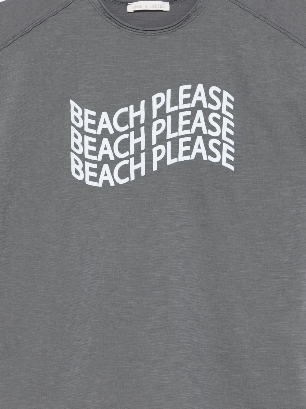 Shop Zhoe & Tobiah Slogan-print T-shirt