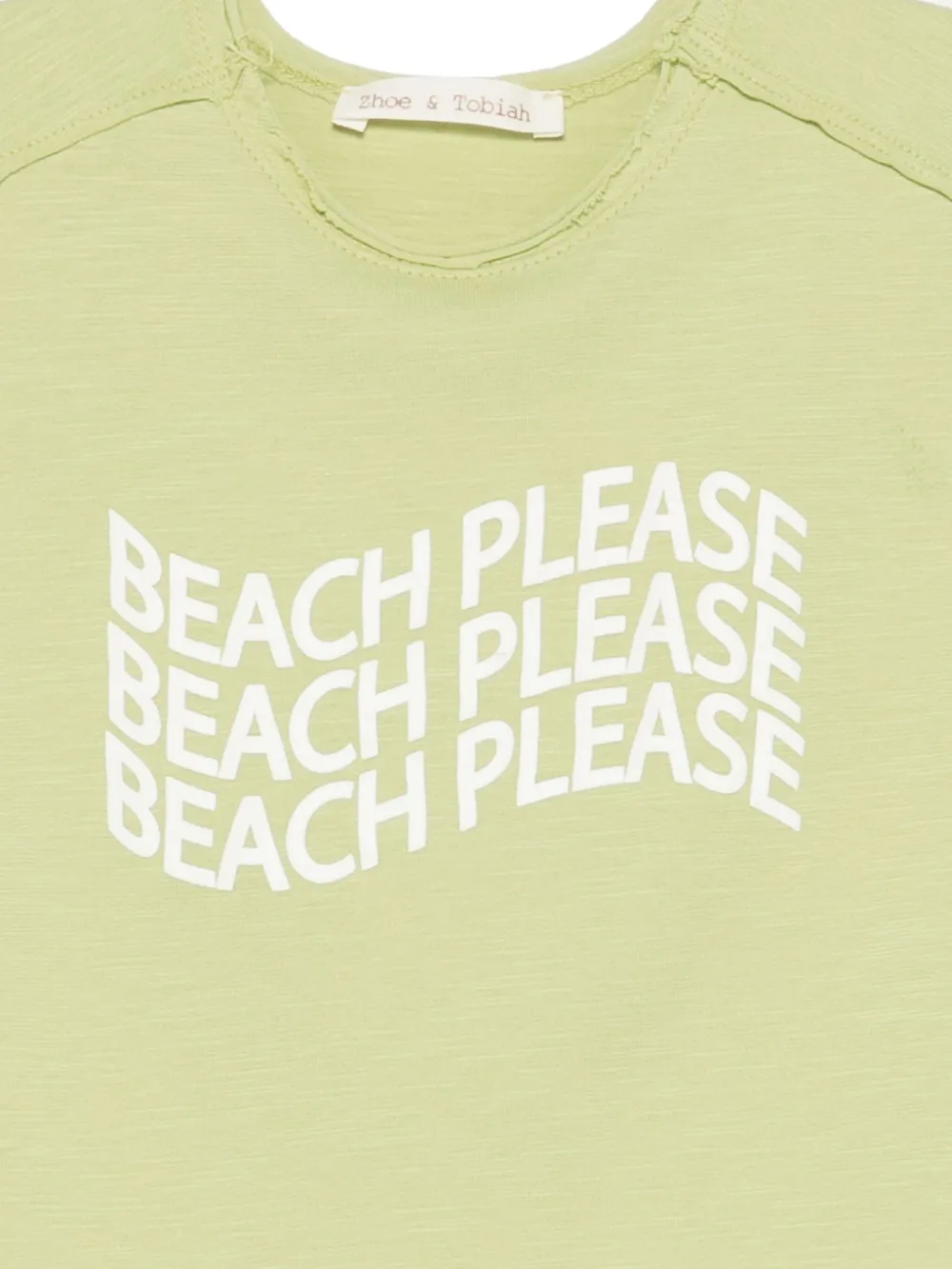 Zhoe & Tobiah Katoenen T-shirt Groen