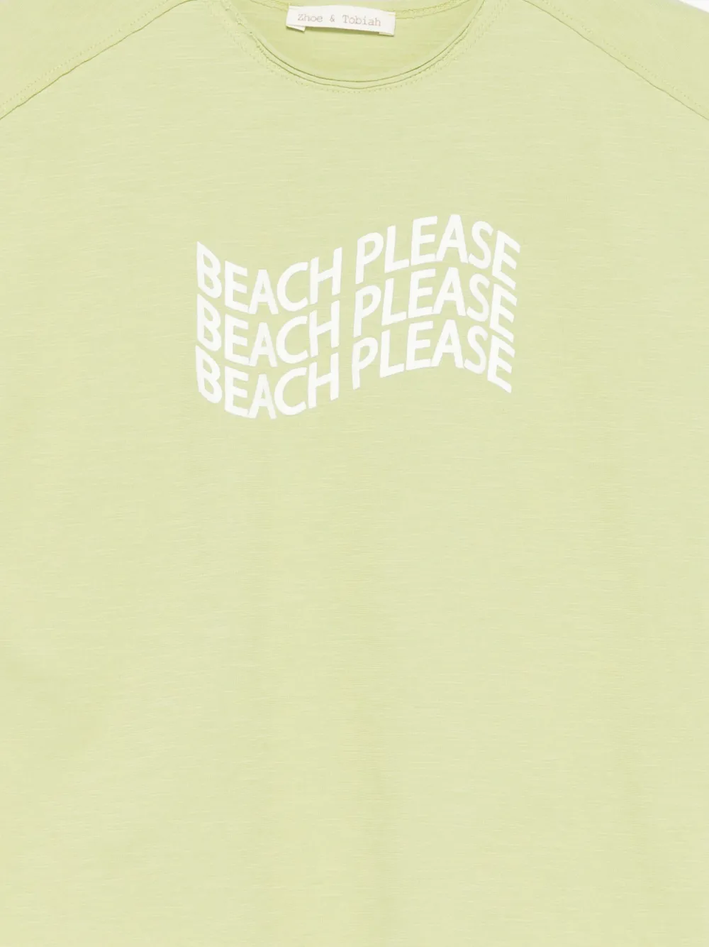 ZHOE & TOBIAH SLOGAN-PRINT T-SHIRT