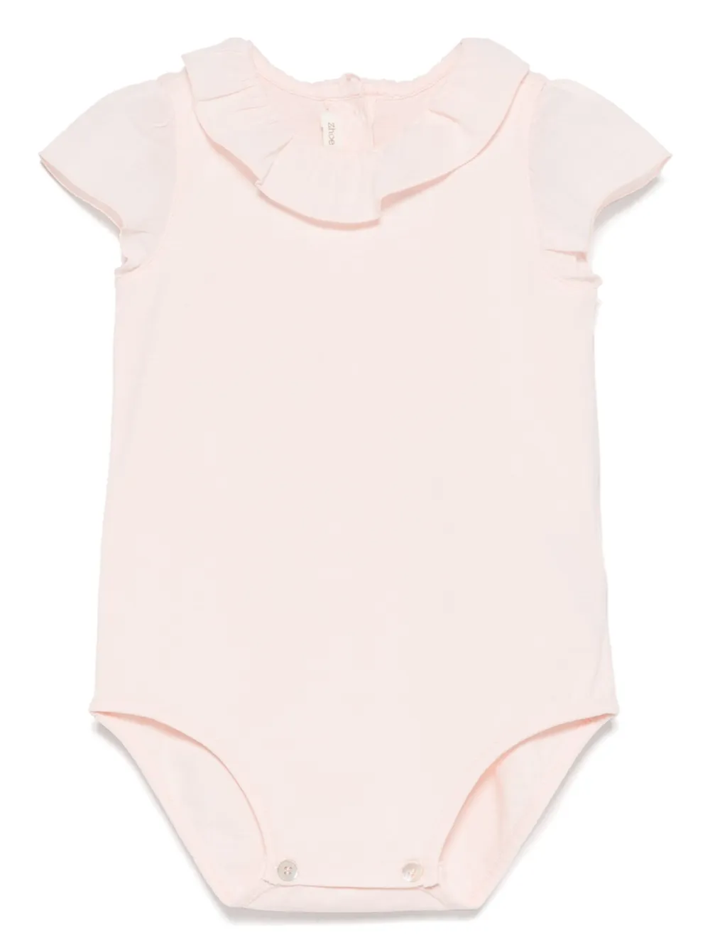 Zhoe & Tobiah cotton babygrow | Pink | Image 1