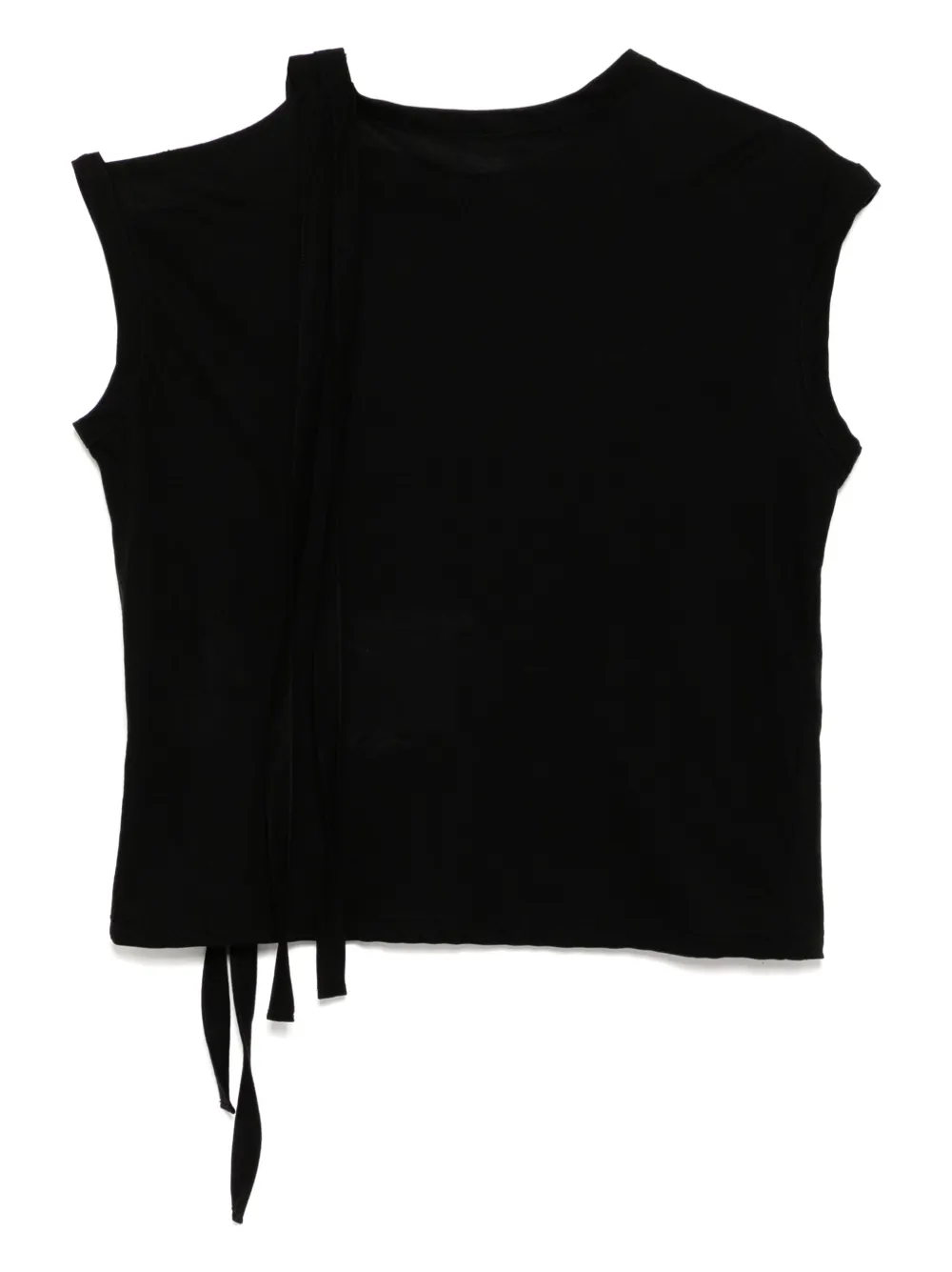 Yohji Yamamoto T-shirt met korte mouwen Zwart