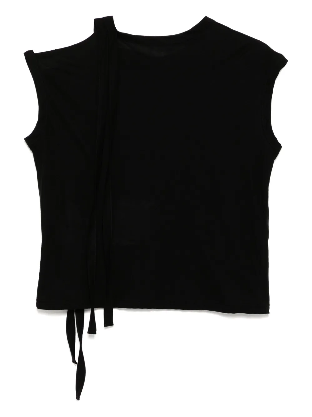 Yohji Yamamoto T-shirt met korte mouwen Zwart