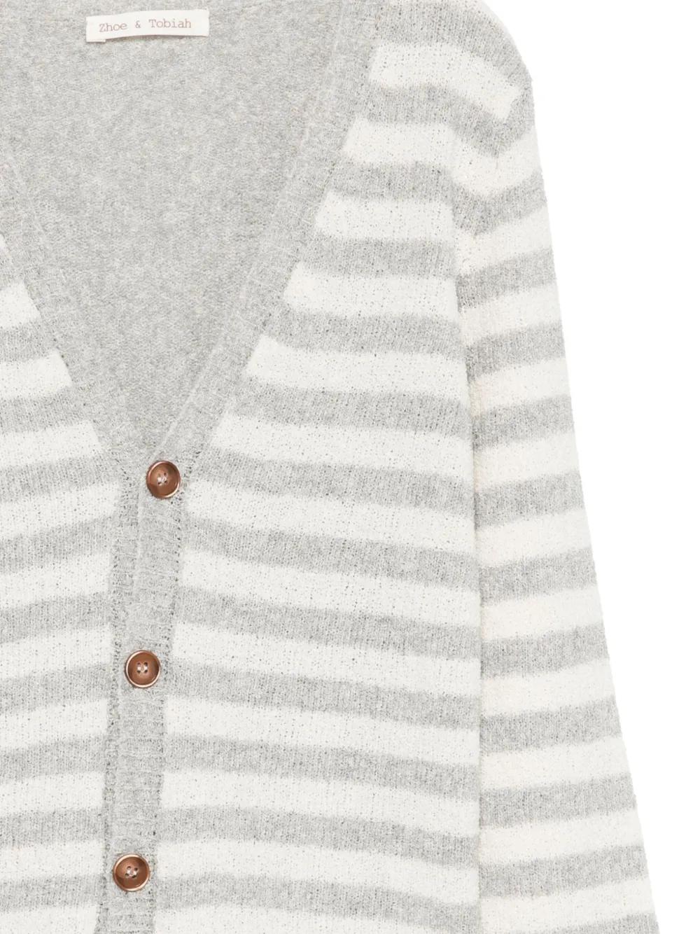 Zhoe & Tobiah Gestreept vest Beige