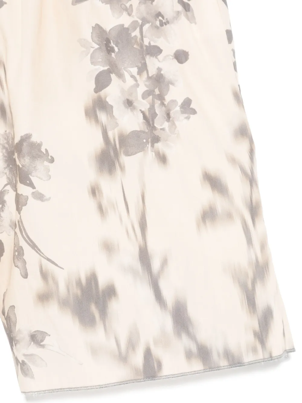 Zhoe & Tobiah Shorts met bloemenprint Beige