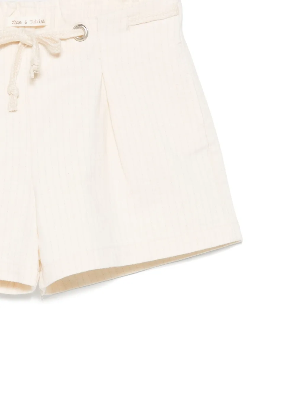 Zhoe & Tobiah Geplooide shorts Beige