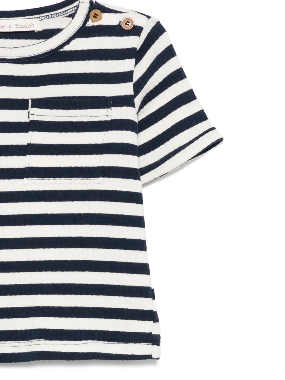 Zhoe & Tobiah Gestreept T-shirt Blauw