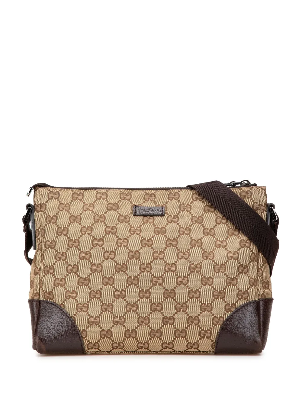 Gucci Pre-Owned 2000-2015 GGキャンバス ショルダーバッグ - ブラウン Gucci Pre-Owned 2000-2015 GGキャンバス ショルダーバッグ - ブラウン