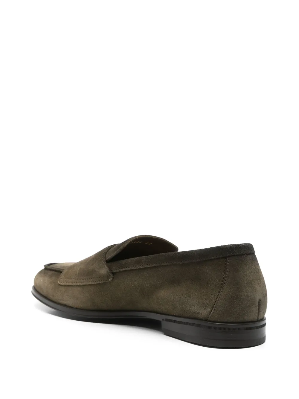 Doucal's suede Monk shoes Groen