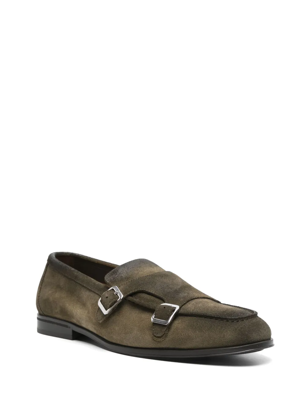 Doucal's suede Monk shoes - Groen