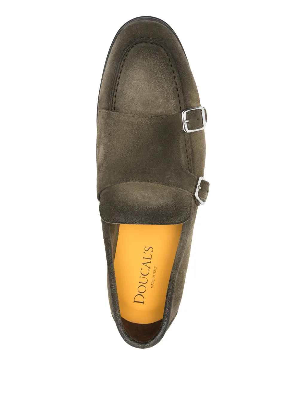Doucal's suede Monk shoes Groen