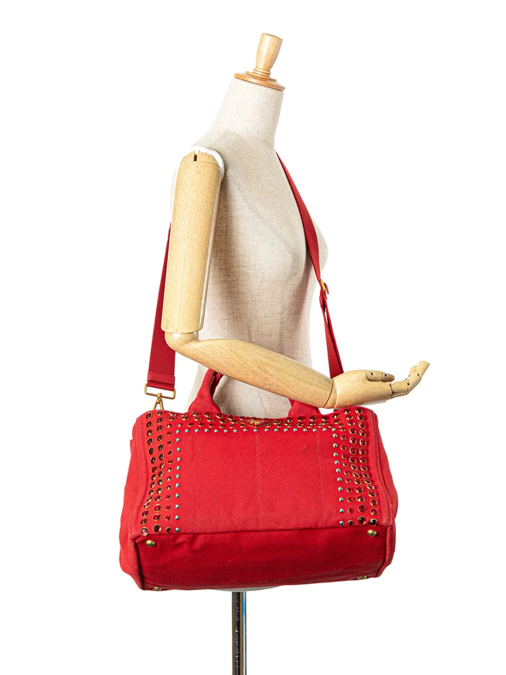 Prada Pre-Owned 2000-2024 Canvas Canapa Bijoux satchel | Pre-Owned | Image 2